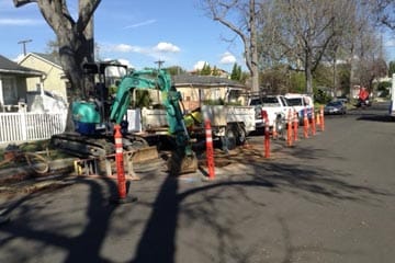 We were able to replace only a small section of the residential sewer line - saving the homeowner thousands of dollars.
