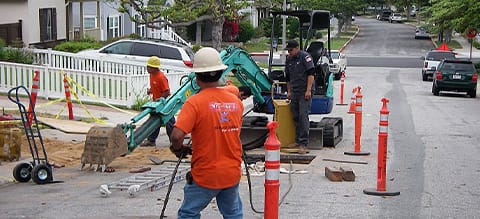 Trenchless Sewer Replacement in Los Angeles, CA.
